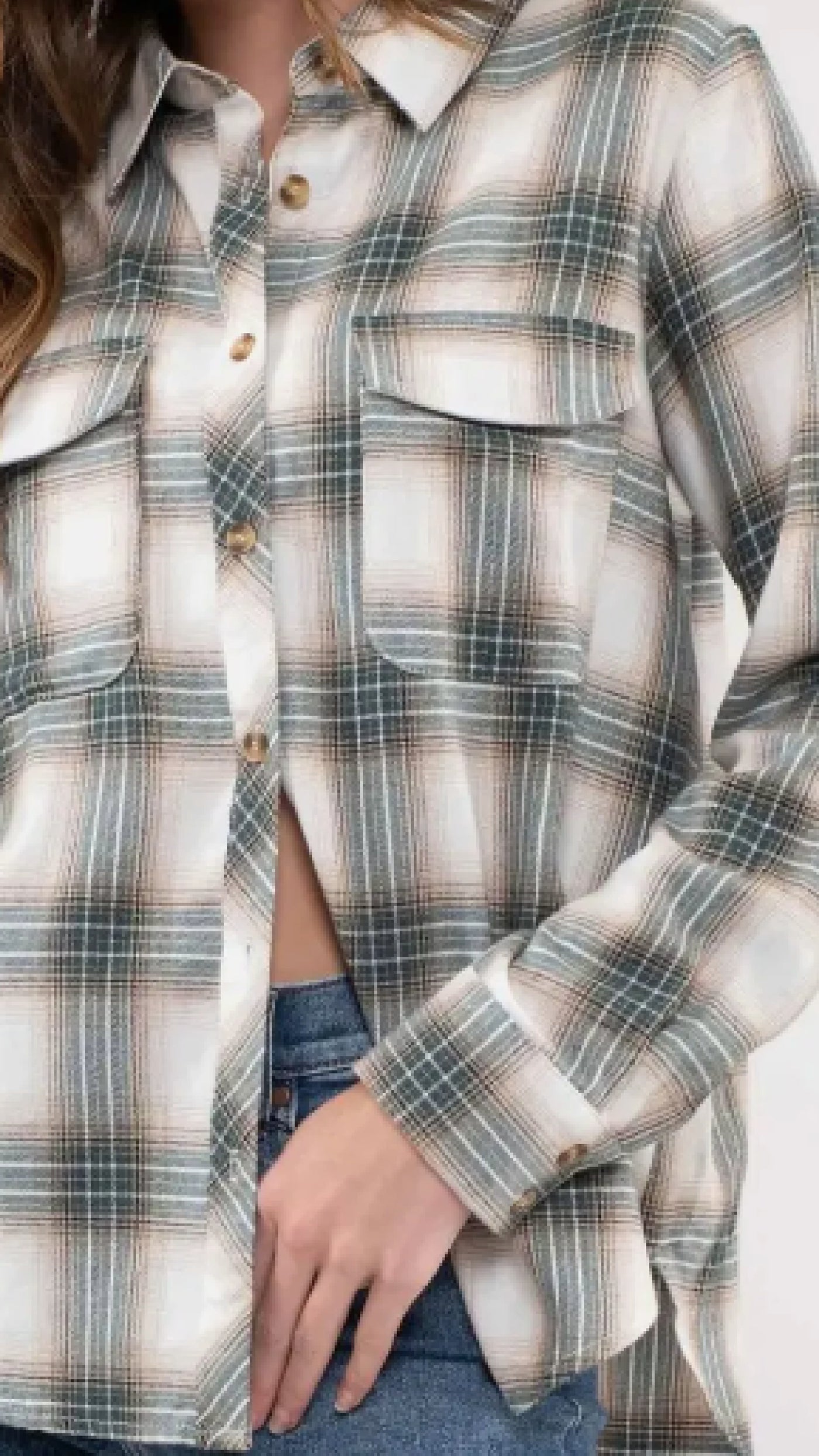 All In The Details Plaid Top - Piper and Hollow Boutique