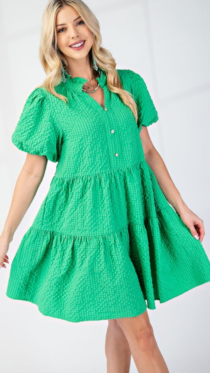 Today Is The Day Dress - Green