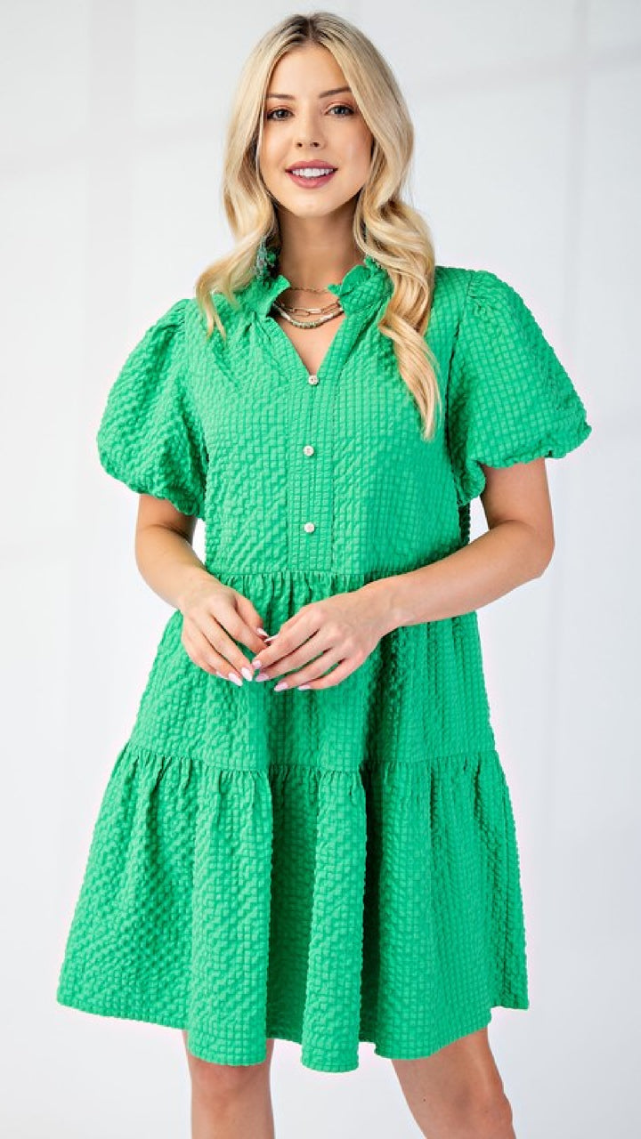 Today Is The Day Dress - Green
