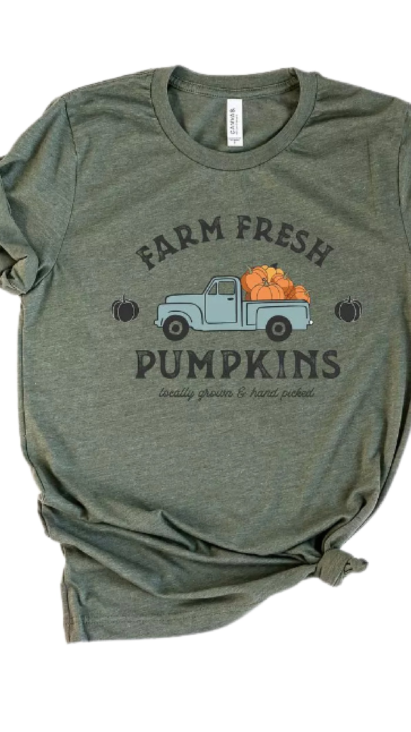 Farm Fresh Pumpkins Top - Olive - Piper and Hollow Boutique