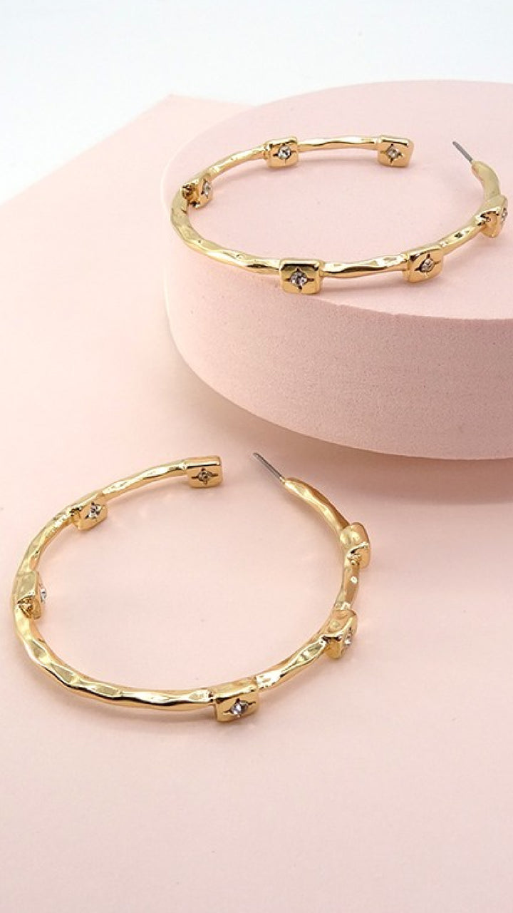 Going This Way Earrings - Gold