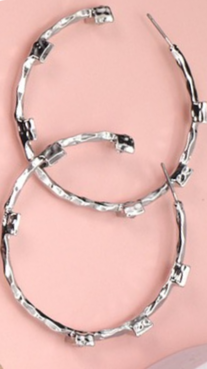 Going This Way Earrings - Silver
