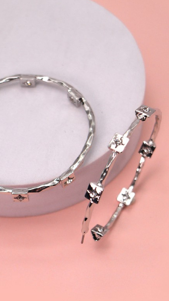 Going This Way Earrings - Silver