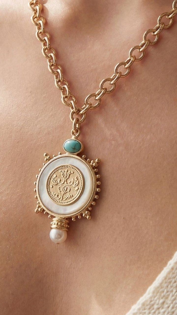 Crazy Big Medallion Necklace