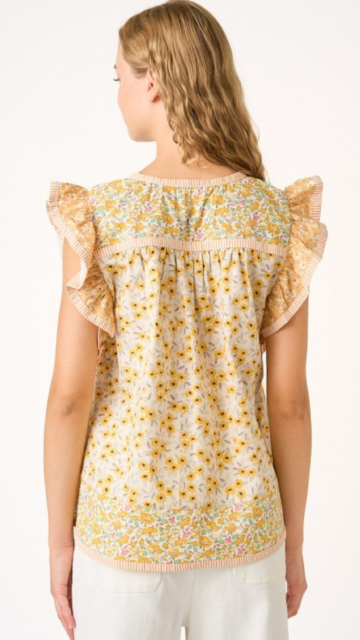 Ditsy Daylight Floral Top