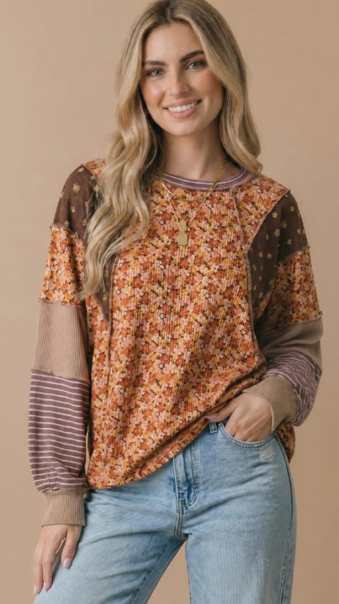 Floral Fig Top