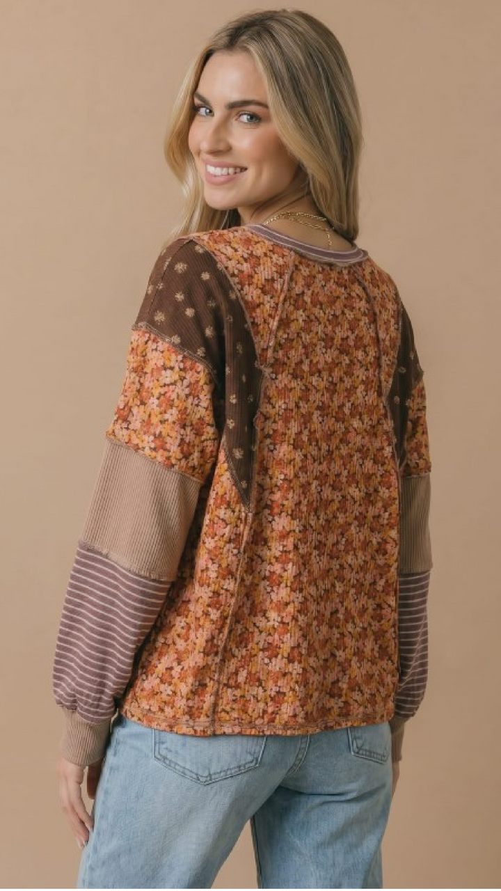 Floral Fig Top