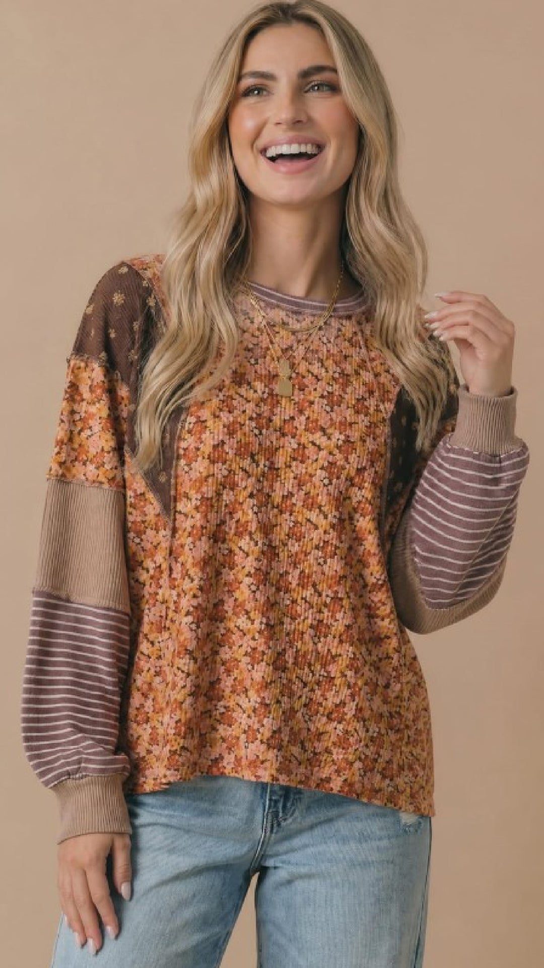 Floral Fig Top