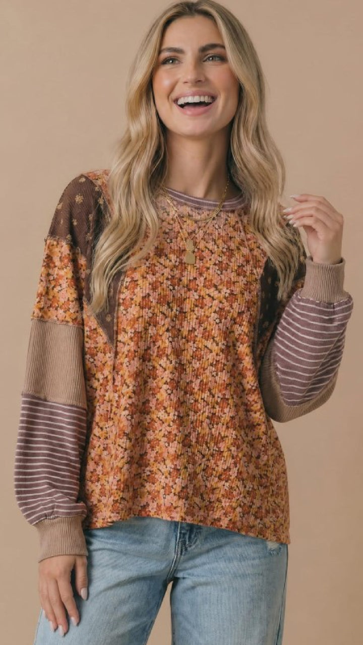 Floral Fig Top