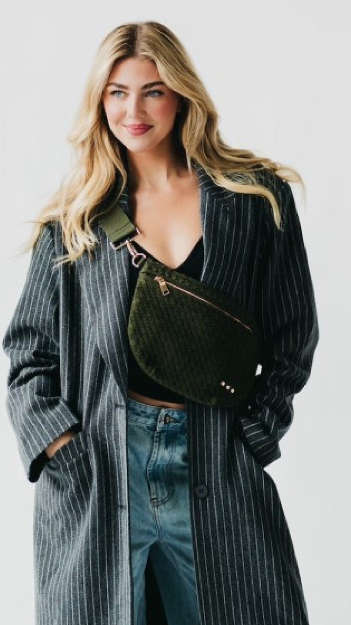 Woven Sloane Bag - Green