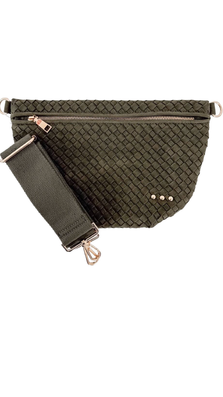 Clare Suede Bag - Green