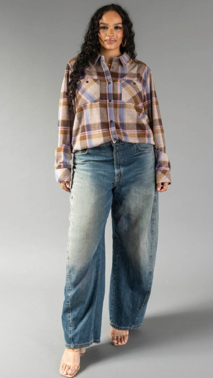 Plaid To Meet You - Top