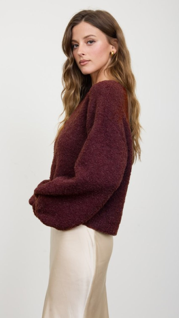 Lauren Sweater - Burgundy