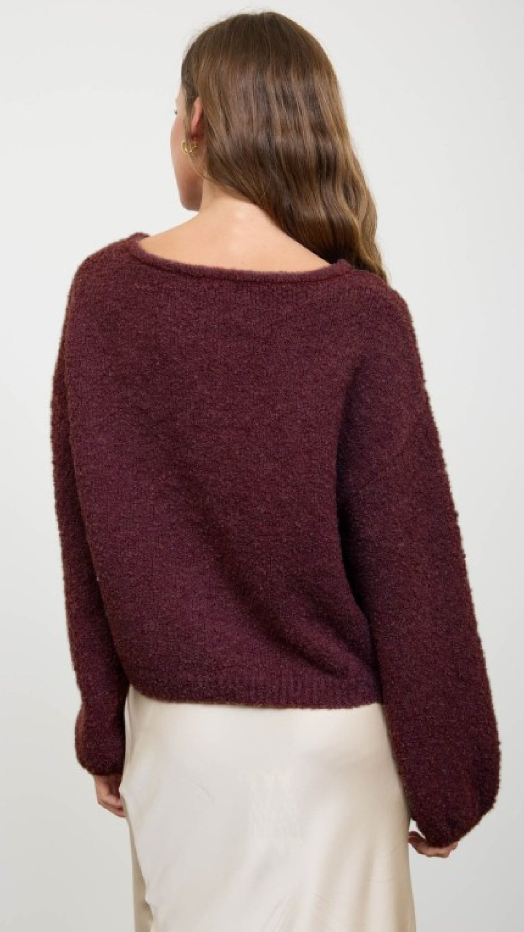 Lauren Sweater - Burgundy