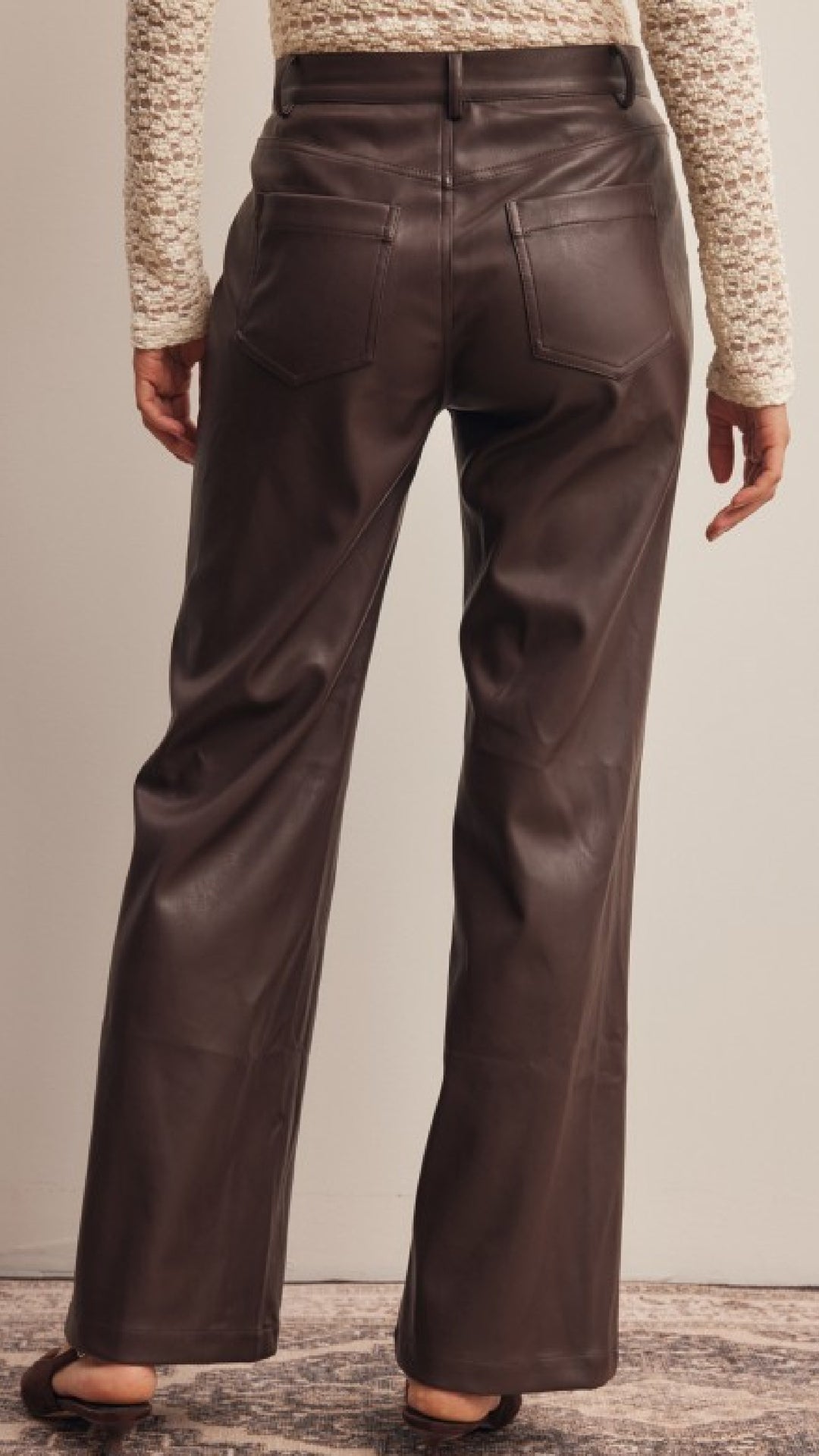 Champagne and Caviar Please Pants  - Brown
