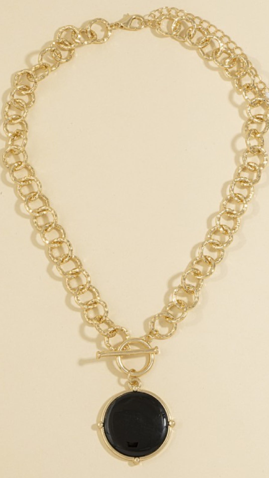 Ritzy Place Necklace - Black