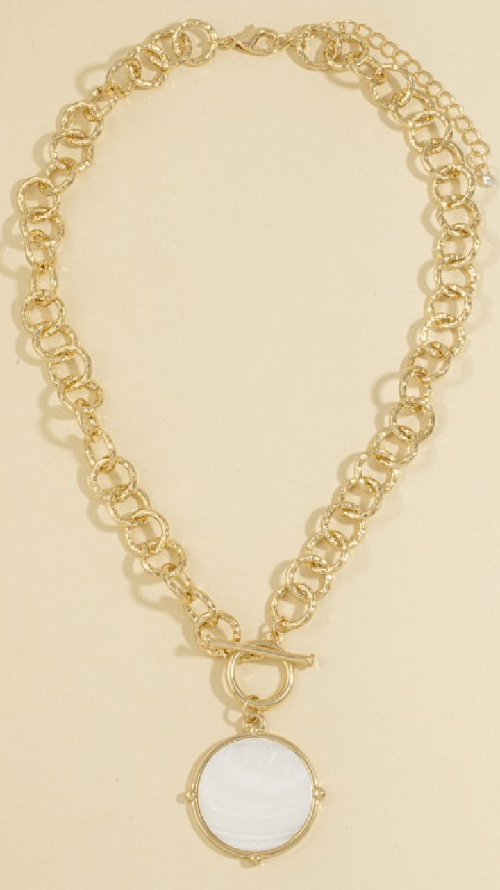 Ritzy Place Necklace - White