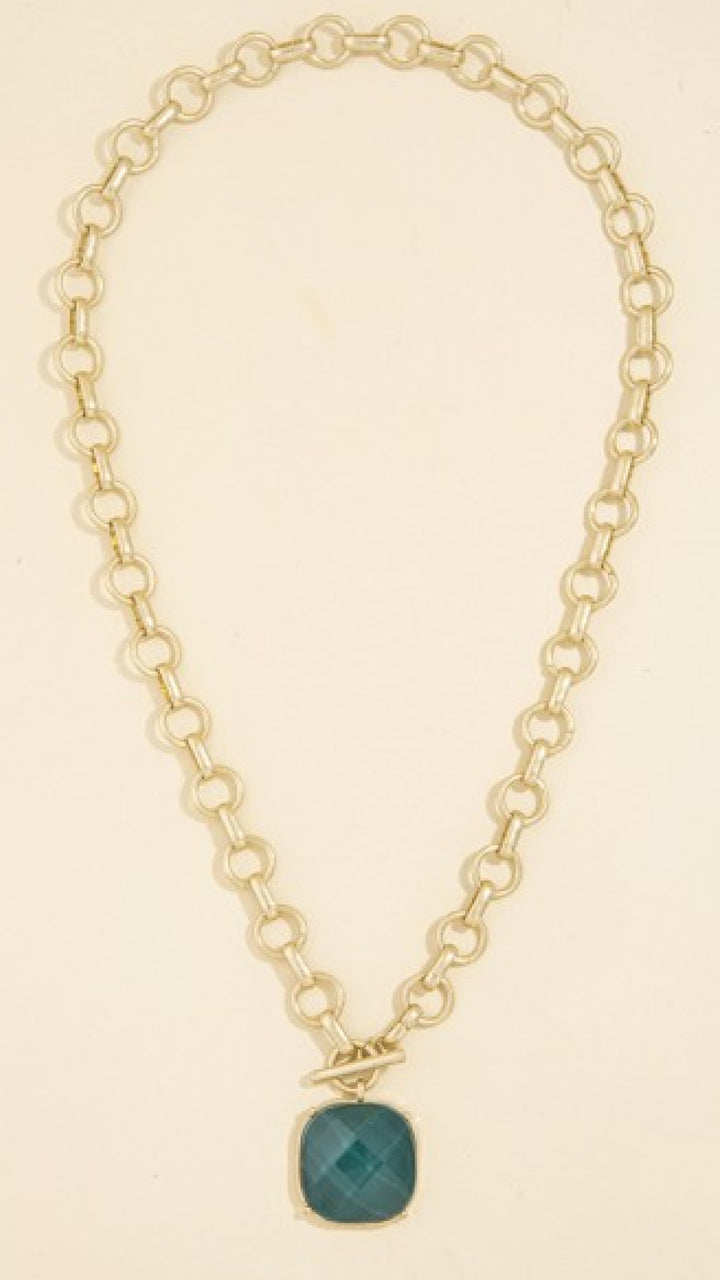 Lady Of The Chateau Necklace - Green