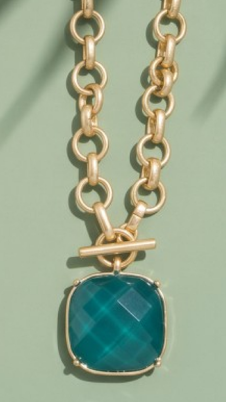 Lady Of The Chateau Necklace - Green
