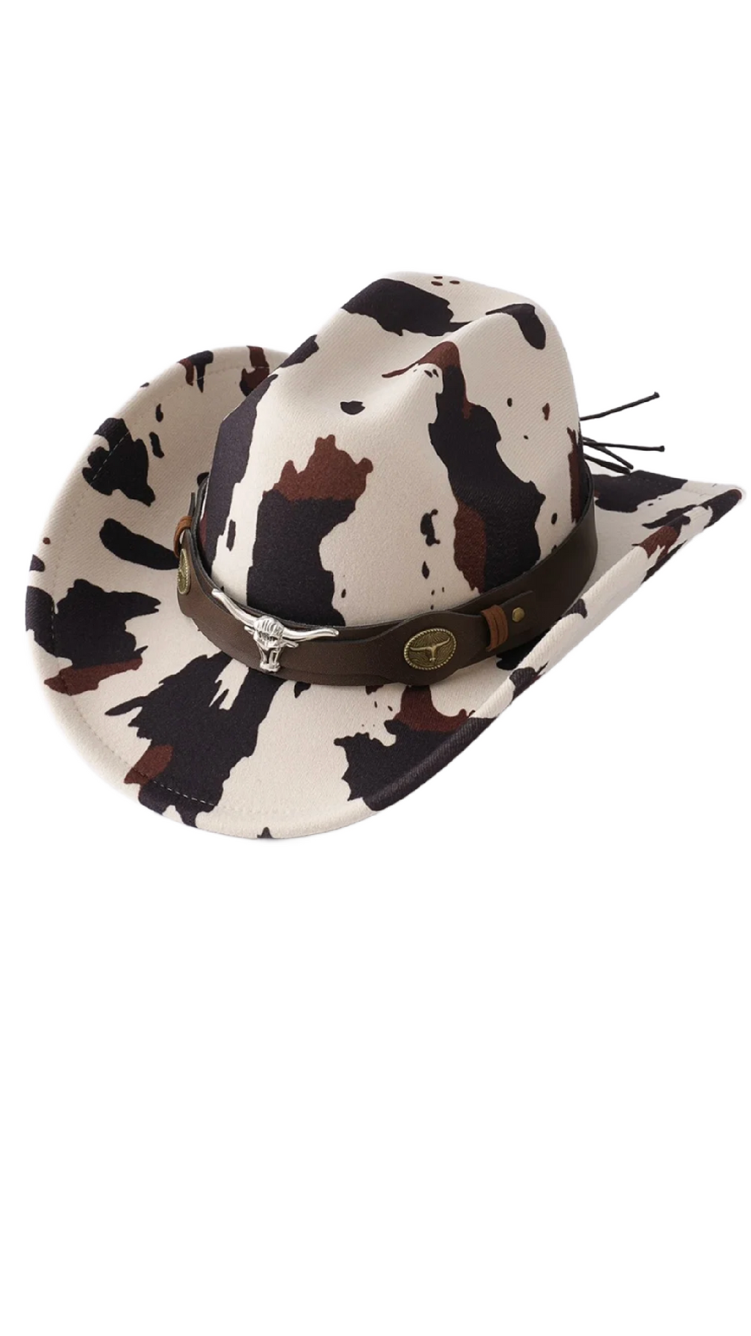 Cowhide Longhorn Hat