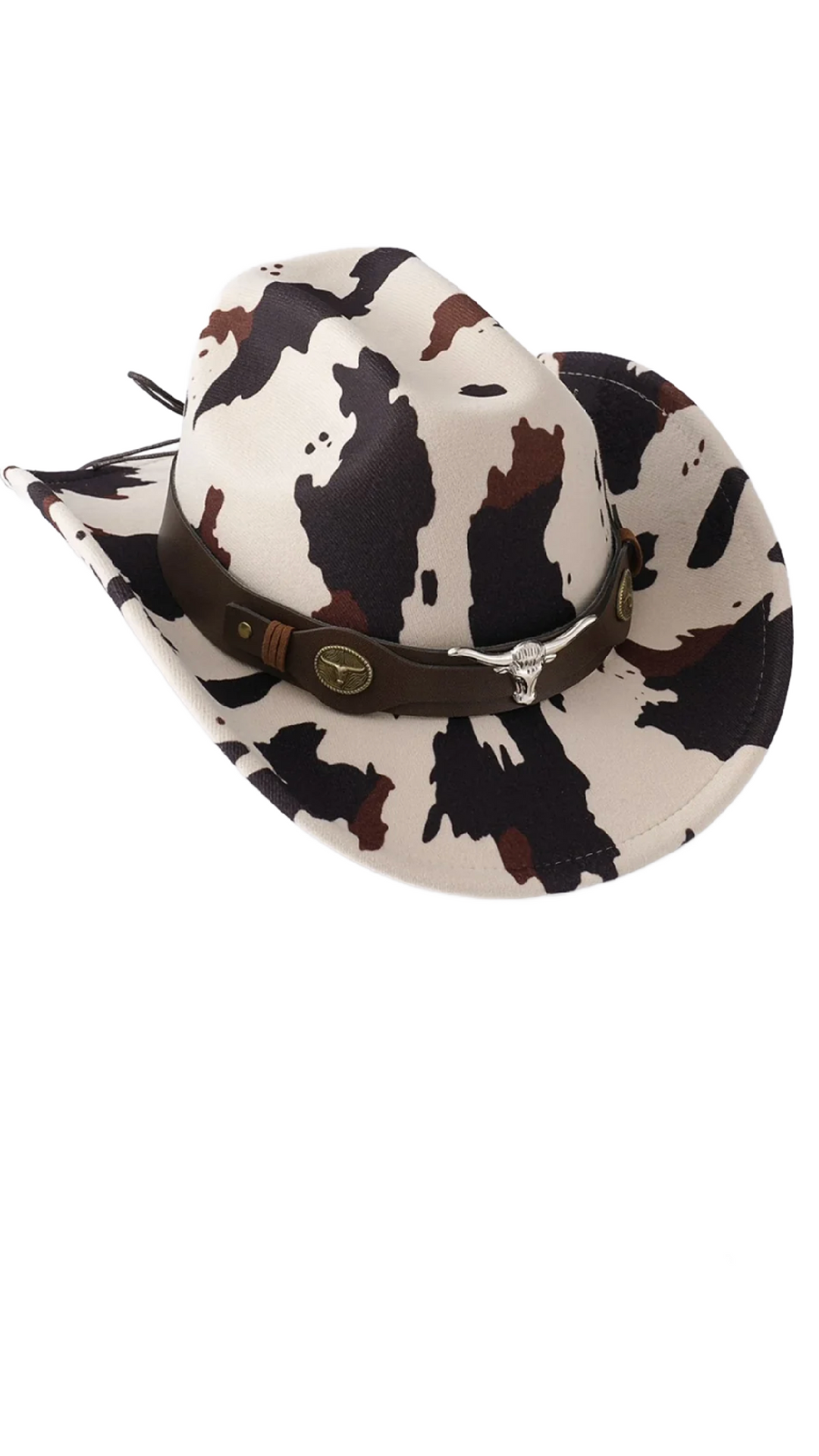 Cowhide Longhorn Hat