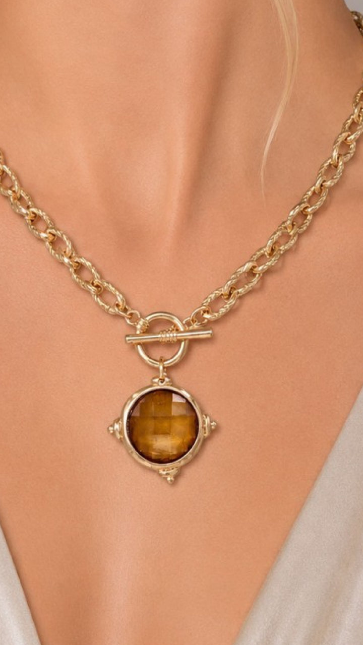 Steel Magnolia Necklace - Tapaz