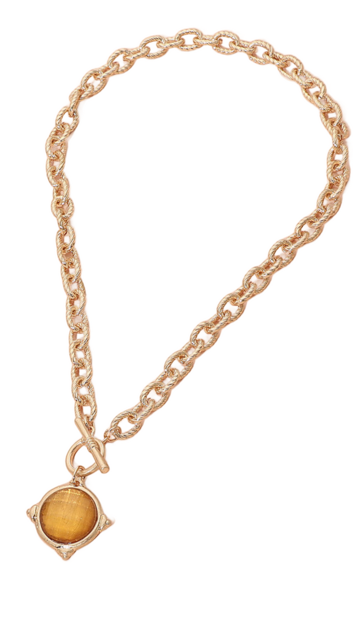 Steel Magnolia Necklace - Tapaz