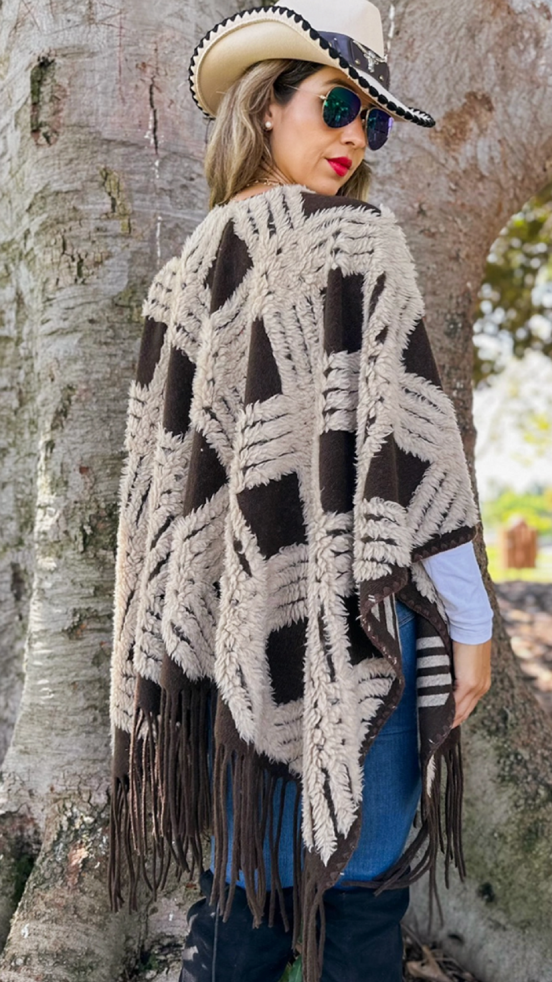 Western Boho Poncho