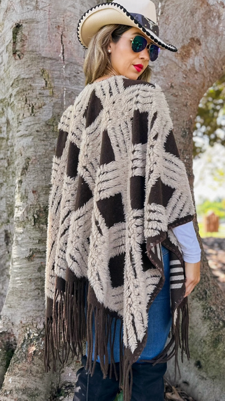 Western Boho Poncho