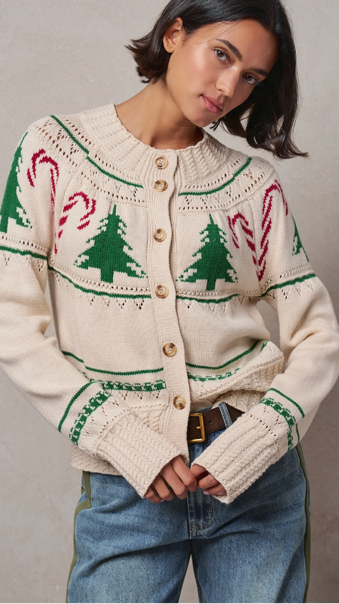 Vintage Christmas Charm Sweater