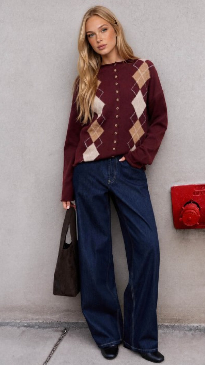 Preppy Prestige Sweater