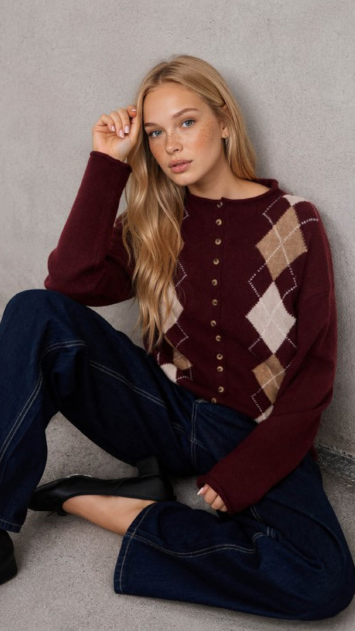 Preppy Prestige Sweater