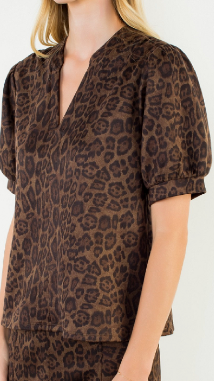 Opportunistic Suede Top