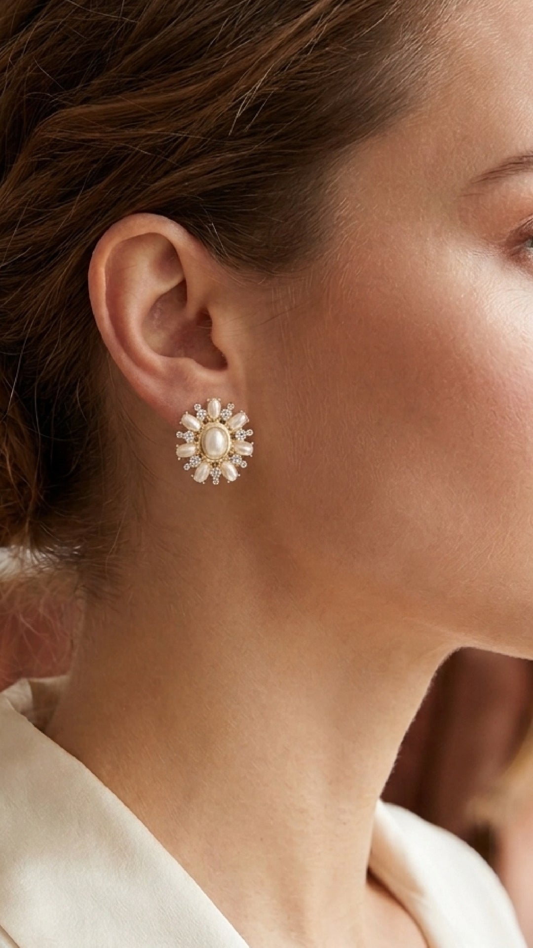For The Portfolio  Earrings - Gold