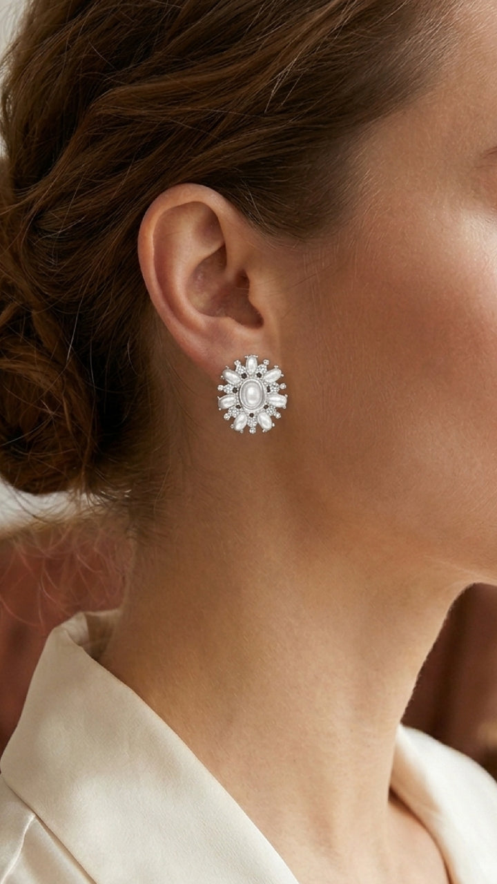 For The Portfolio  Earrings - Silver