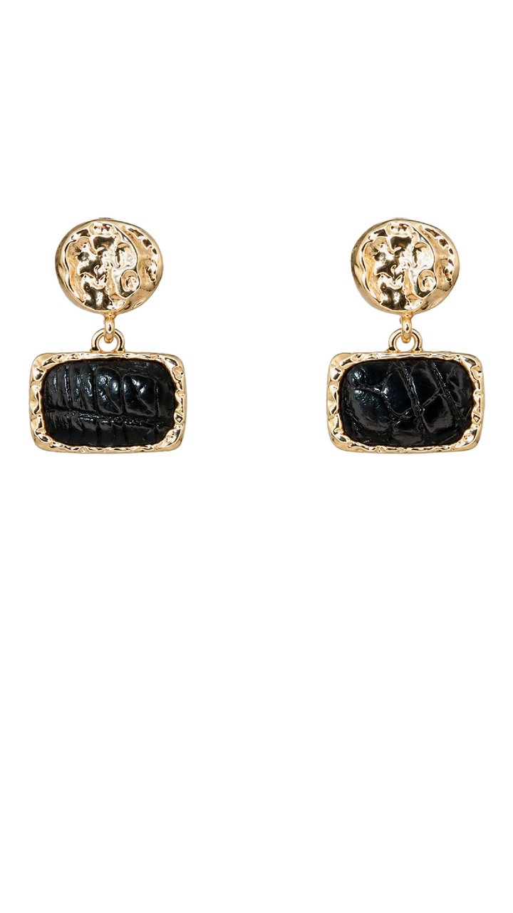 Rockefeller Earrings - Black