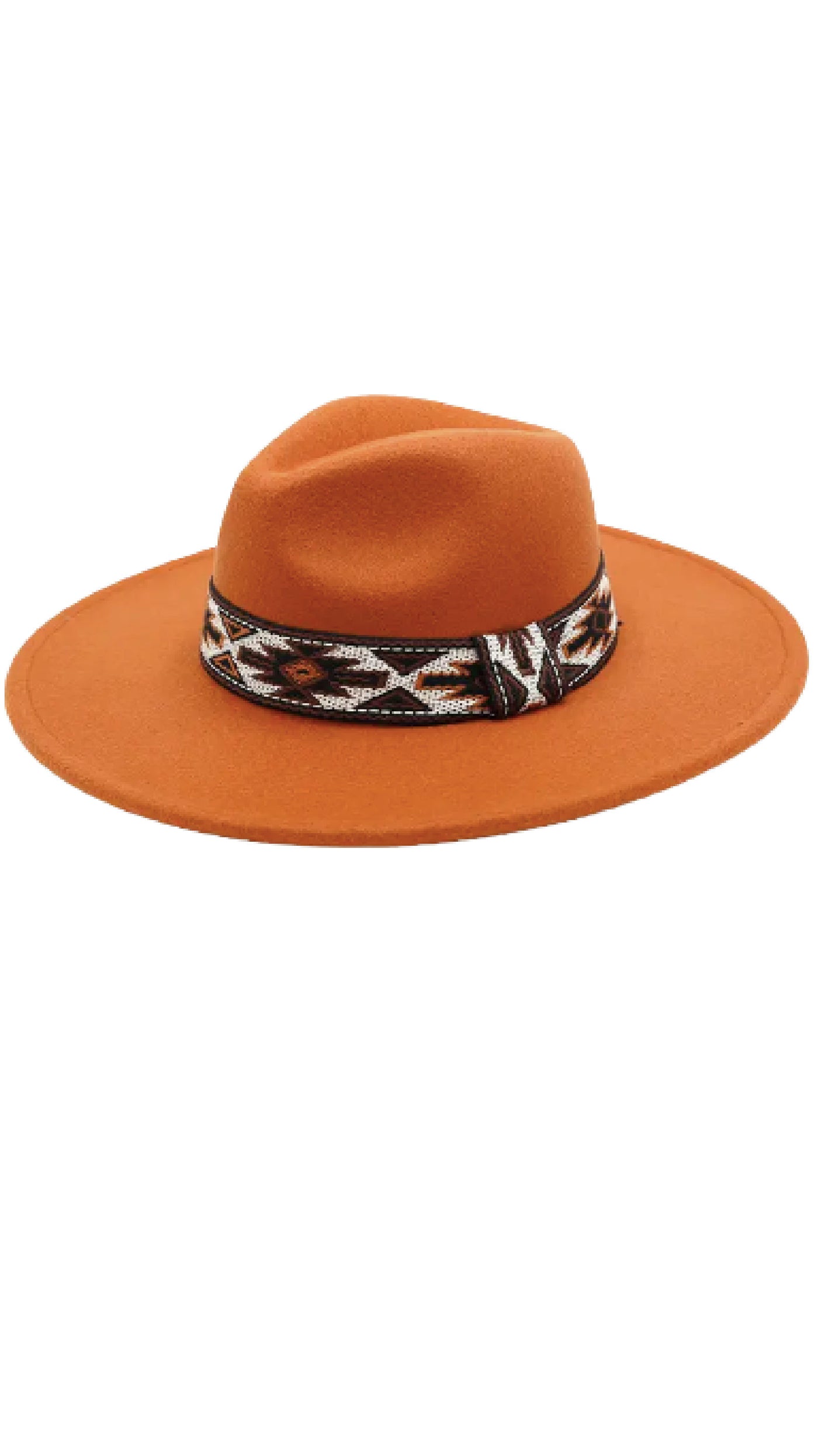 Aztec Hat - Rust - Piper and Hollow Boutique