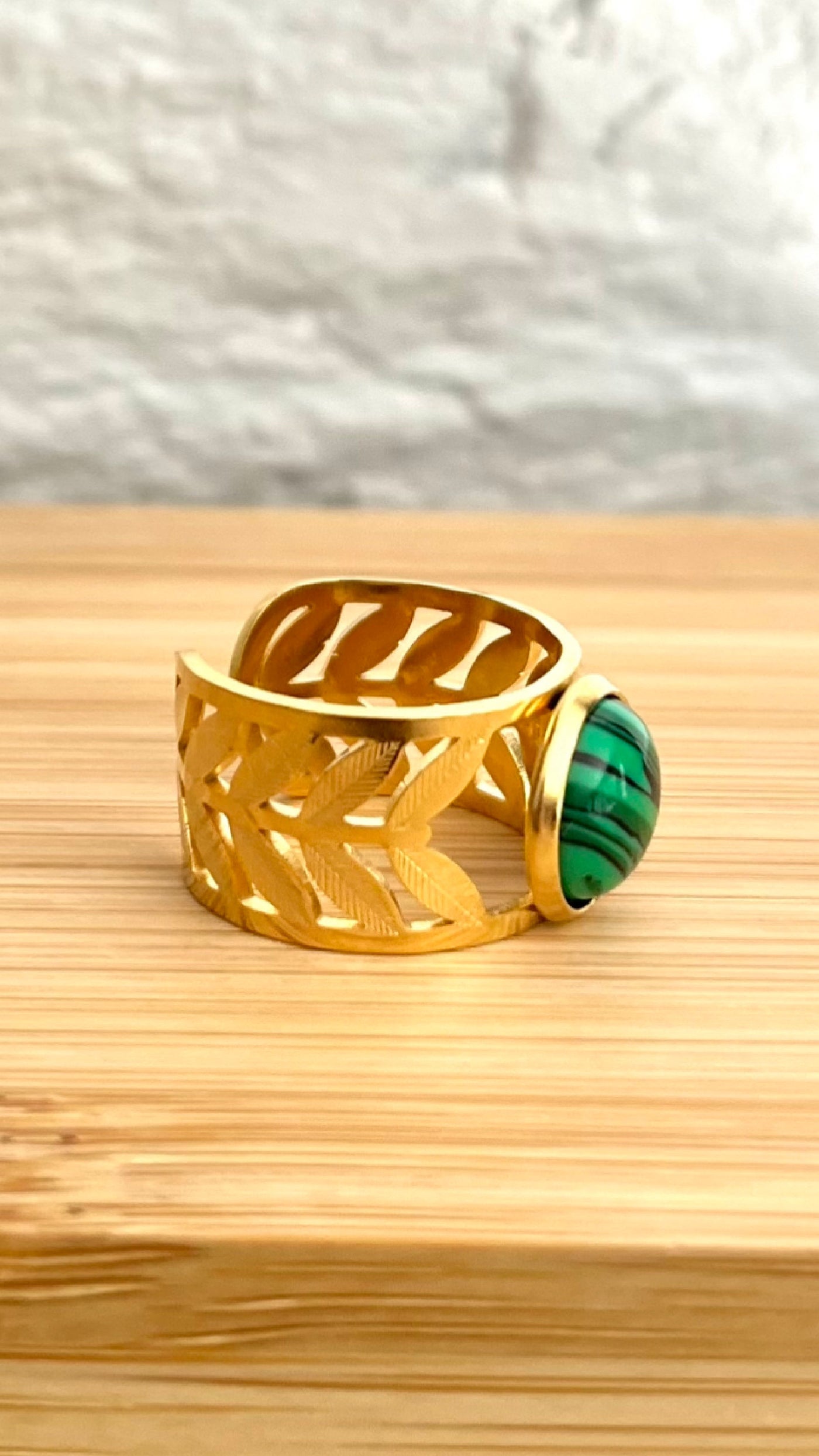 Green Tiger Eye Ring - Piper and Hollow Boutique