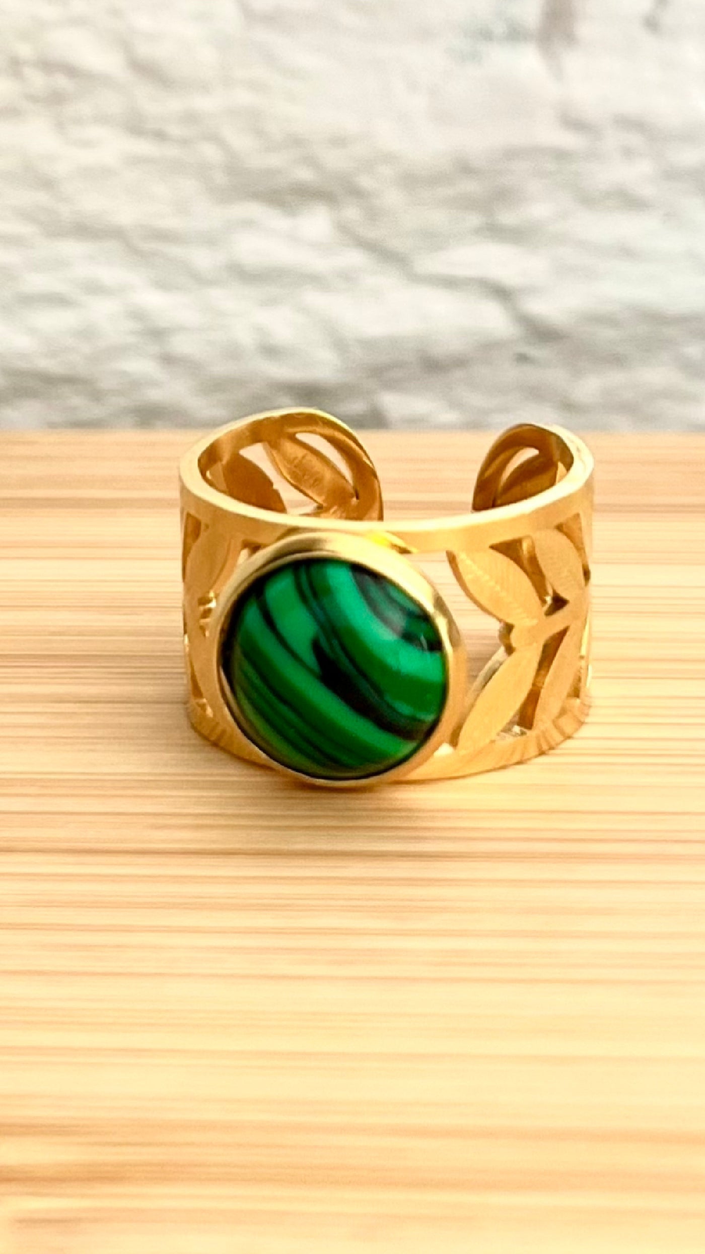 Green Tiger Eye Ring - Piper and Hollow Boutique