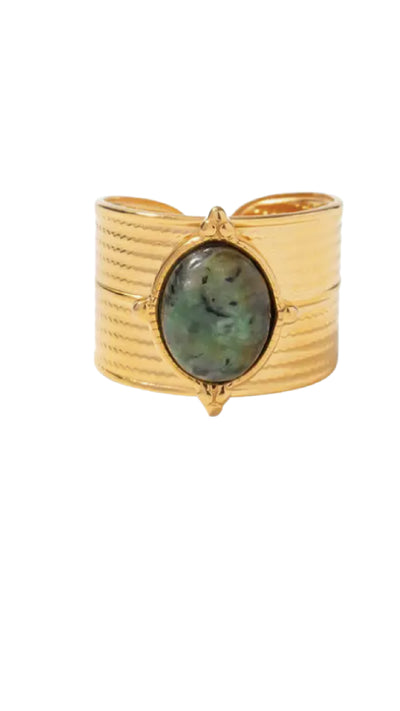 Wait And See Ring - Green - Piper and Hollow Boutique
