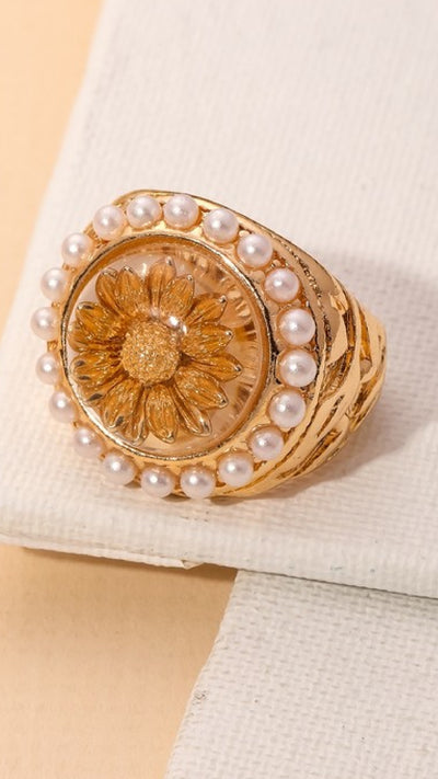 Flower Dome Ring - Piper and Hollow Boutique