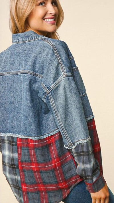 Headed To The Bonfire Top - Blue - Piper and Hollow Boutique