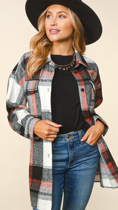 Going Viral Shacket - Piper and Hollow Boutique