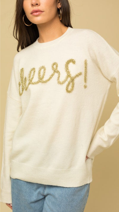 Cheers Sweater - Piper and Hollow Boutique