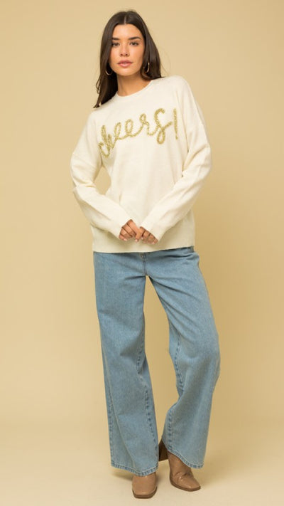 Cheers Sweater - Piper and Hollow Boutique