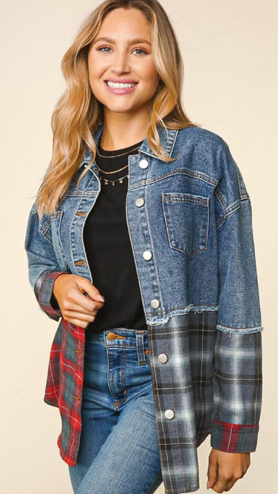 Headed To The Bonfire Top - Blue - Piper and Hollow Boutique