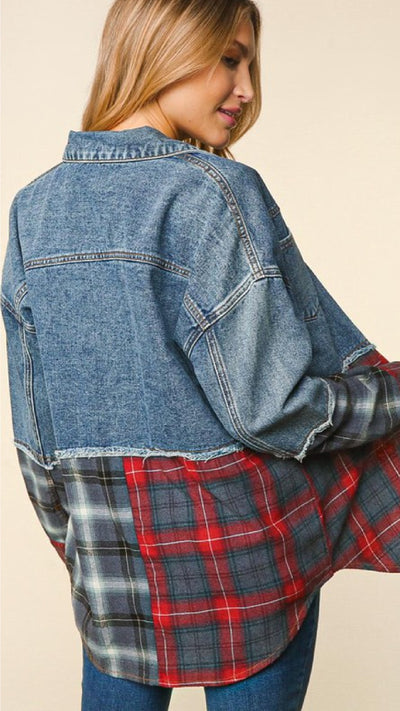Headed To The Bonfire Top - Blue - Piper and Hollow Boutique