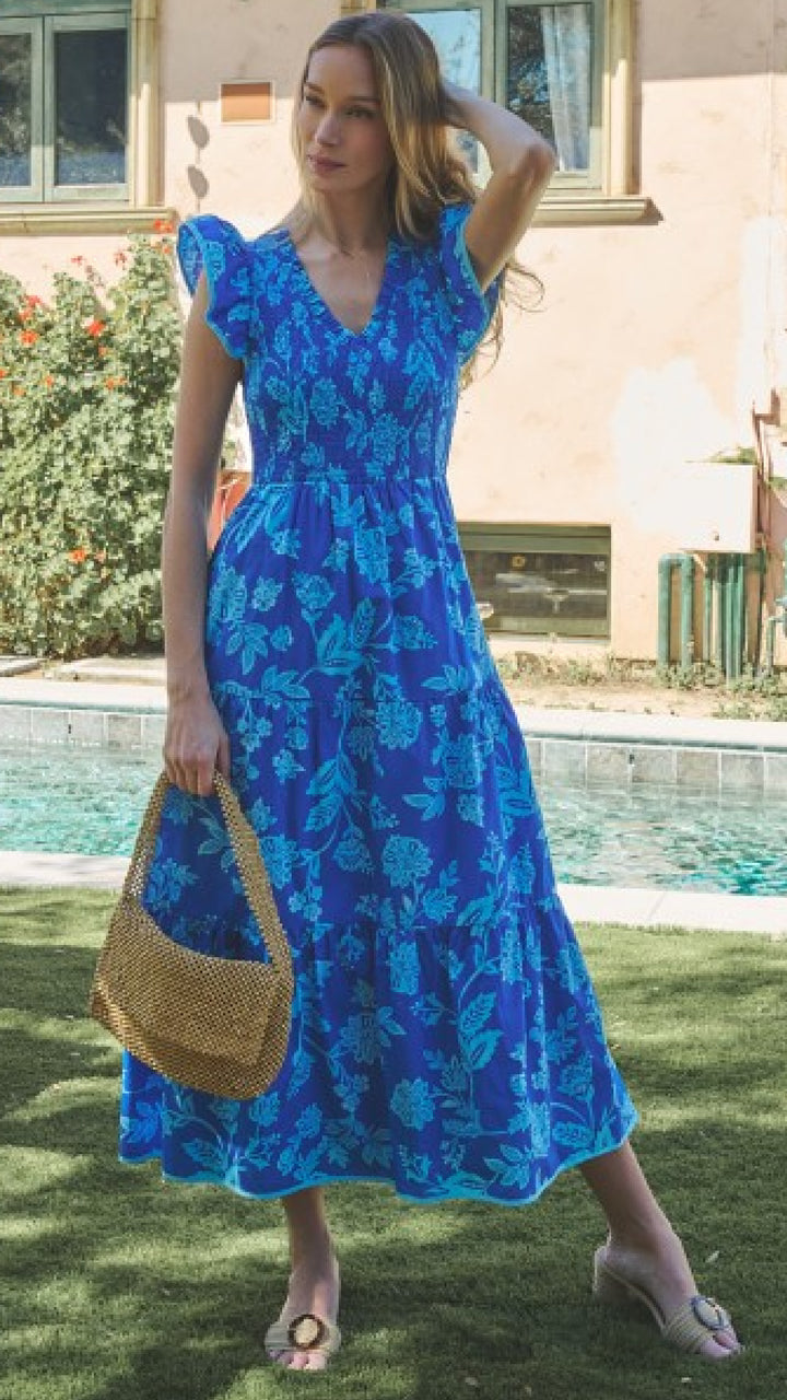 Little Blue Botanic Walk Dress