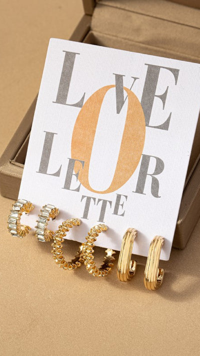 It All Looks Great Earrings - Set
