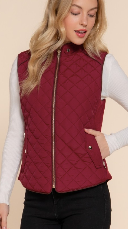 Harvest Time Vest - Wine